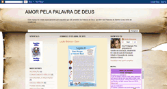 Desktop Screenshot of amorpelapalavradedeus.blogspot.com