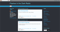 Desktop Screenshot of flashesinthedarkradio.blogspot.com