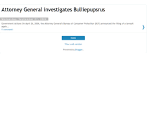 Tablet Screenshot of bulliepupsrusattorneygeneral.blogspot.com