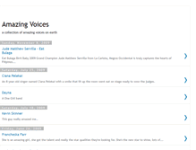 Tablet Screenshot of amazing-voices.blogspot.com