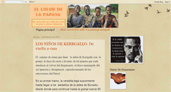 Desktop Screenshot of elcolordelapapaya.blogspot.com