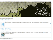 Tablet Screenshot of fortune-foundation.blogspot.com