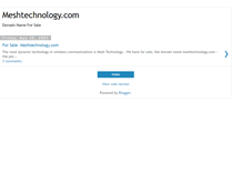 Tablet Screenshot of meshtechnology.blogspot.com