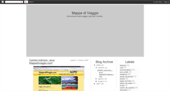 Desktop Screenshot of mappediviaggio.blogspot.com