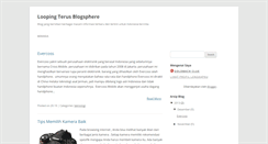 Desktop Screenshot of loopingterus.blogspot.com