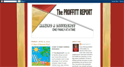 Desktop Screenshot of proffittreport2.blogspot.com
