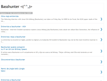 Tablet Screenshot of basshunterfans.blogspot.com