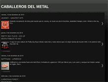 Tablet Screenshot of caballerosdelmetal.blogspot.com