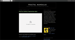Desktop Screenshot of fractalmandalas.blogspot.com