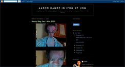 Desktop Screenshot of aaronhamre.blogspot.com