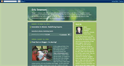Desktop Screenshot of ericswanson.blogspot.com