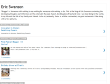Tablet Screenshot of ericswanson.blogspot.com