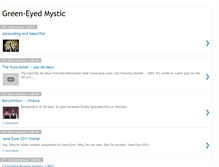 Tablet Screenshot of greeneyedmystic.blogspot.com