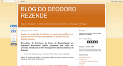 Desktop Screenshot of blogdodeodororezende.blogspot.com