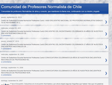 Tablet Screenshot of normalistaschile.blogspot.com