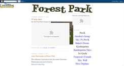 Desktop Screenshot of forestparkelem.blogspot.com