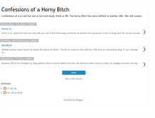 Tablet Screenshot of confessions-of-a-horny-bitch.blogspot.com