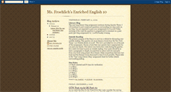 Desktop Screenshot of msfroehlich.blogspot.com