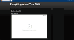 Desktop Screenshot of everythingaboutbmw.blogspot.com