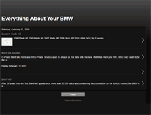 Tablet Screenshot of everythingaboutbmw.blogspot.com