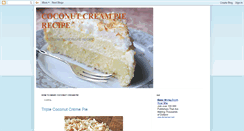 Desktop Screenshot of coconutcreampierecipe.blogspot.com