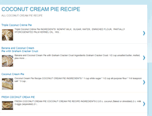 Tablet Screenshot of coconutcreampierecipe.blogspot.com