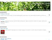 Tablet Screenshot of evolutionlive.blogspot.com