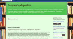 Desktop Screenshot of lamazetadeportiva.blogspot.com