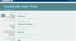 Desktop Screenshot of fayettevilledailyphoto.blogspot.com