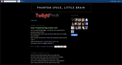 Desktop Screenshot of phantomspacelittlebrain.blogspot.com