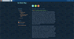 Desktop Screenshot of djdickray.blogspot.com