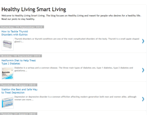 Tablet Screenshot of healthylivingsmartliving.blogspot.com