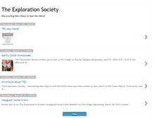 Tablet Screenshot of explorationsociety.blogspot.com