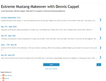 Tablet Screenshot of mustangmakeoverwithdennis.blogspot.com