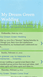 Mobile Screenshot of mydreamgreenwedding.blogspot.com