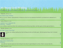 Tablet Screenshot of mydreamgreenwedding.blogspot.com