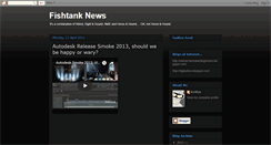 Desktop Screenshot of fishtank-news.blogspot.com