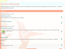 Tablet Screenshot of escolanobioparque.blogspot.com