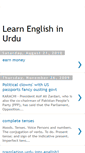 Mobile Screenshot of learnenglishinurdu.blogspot.com
