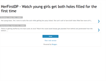 Tablet Screenshot of herfirstdp1.blogspot.com