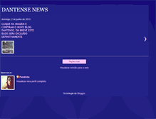 Tablet Screenshot of dantensenews.blogspot.com