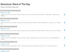 Tablet Screenshot of dominicanwordoftheday.blogspot.com