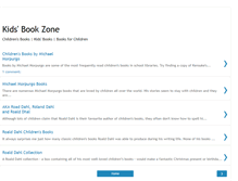Tablet Screenshot of kidsbookzone.blogspot.com