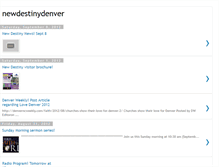 Tablet Screenshot of newdestinydenver.blogspot.com