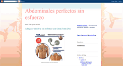 Desktop Screenshot of cuerpotonificado.blogspot.com