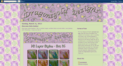 Desktop Screenshot of dragonzgold-dezigns.blogspot.com