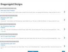 Tablet Screenshot of dragonzgold-dezigns.blogspot.com