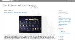 Desktop Screenshot of alienatedsynthesist.blogspot.com