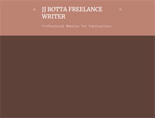 Tablet Screenshot of jjbotta.blogspot.com