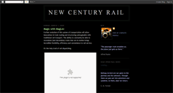 Desktop Screenshot of newcenturyrail.blogspot.com
